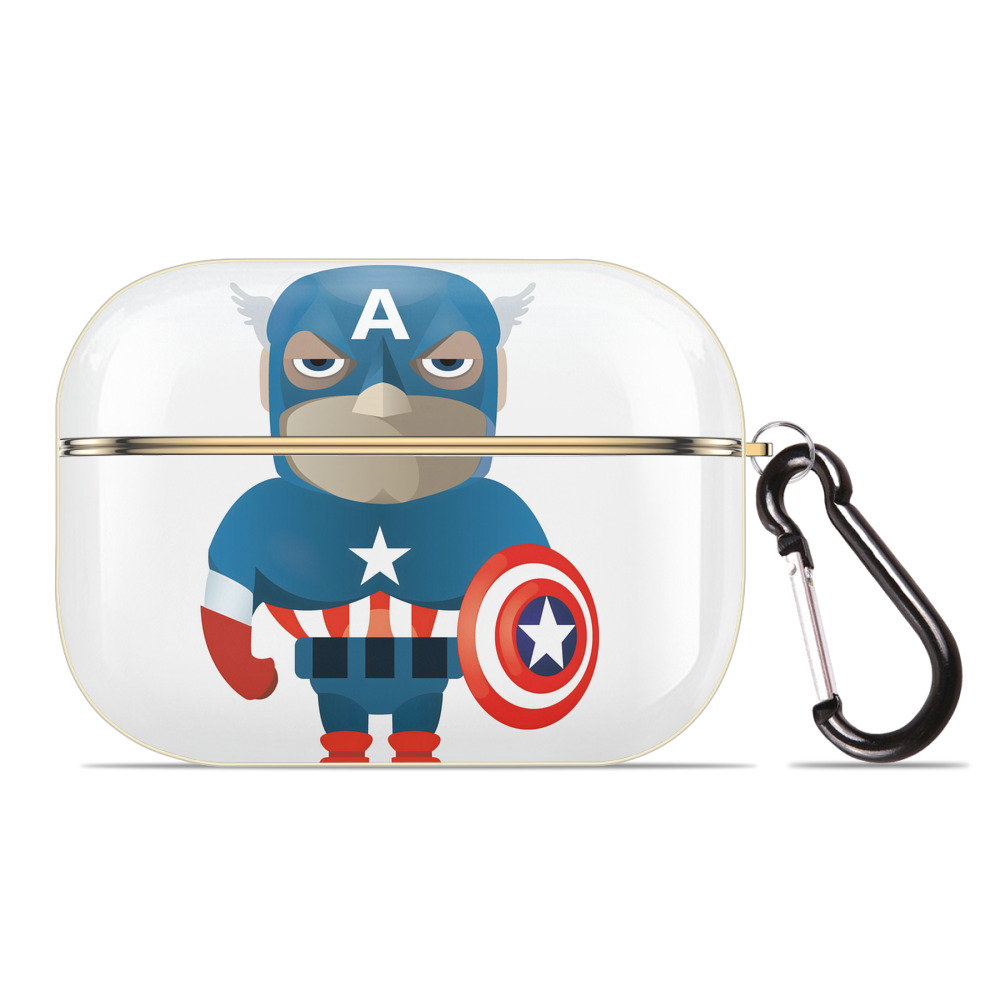 （画像用） アベンジャーズ The Avengers 【AirPods Pro用】ハードシェル保護ケース｜耐衝撃・防指紋・カラビナ付き商品仕様