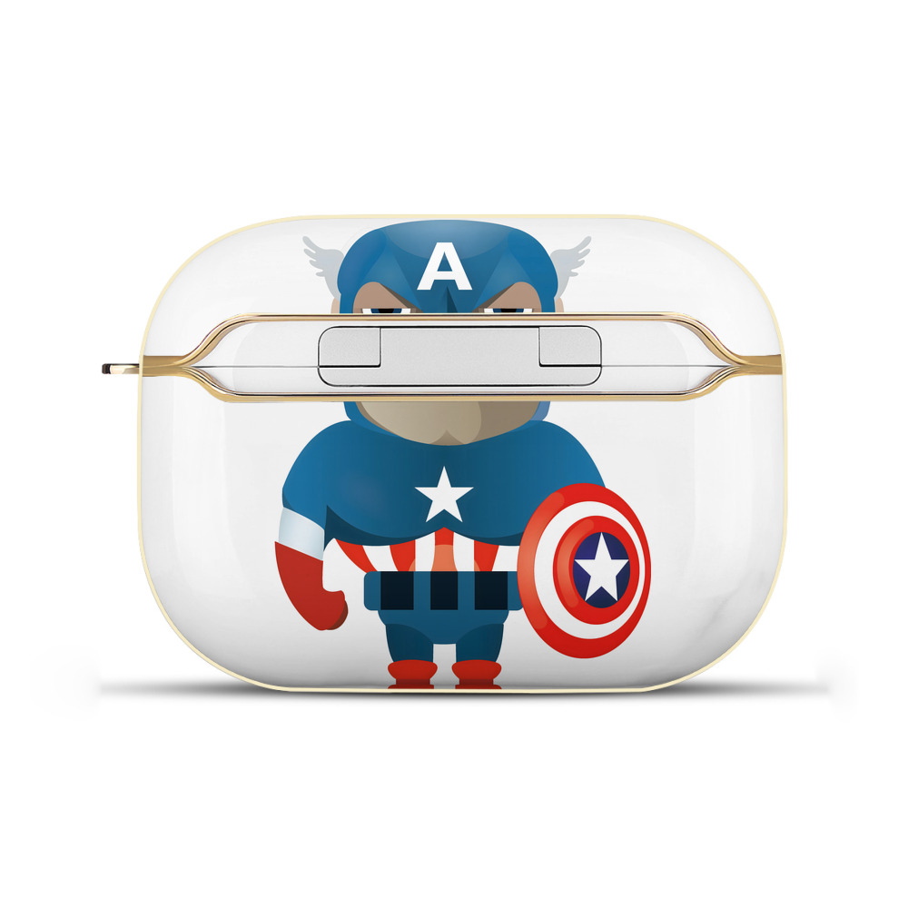 （画像用） アベンジャーズ The Avengers 【AirPods Pro用】ハードシェル保護ケース｜耐衝撃・防指紋・カラビナ付き商品仕様