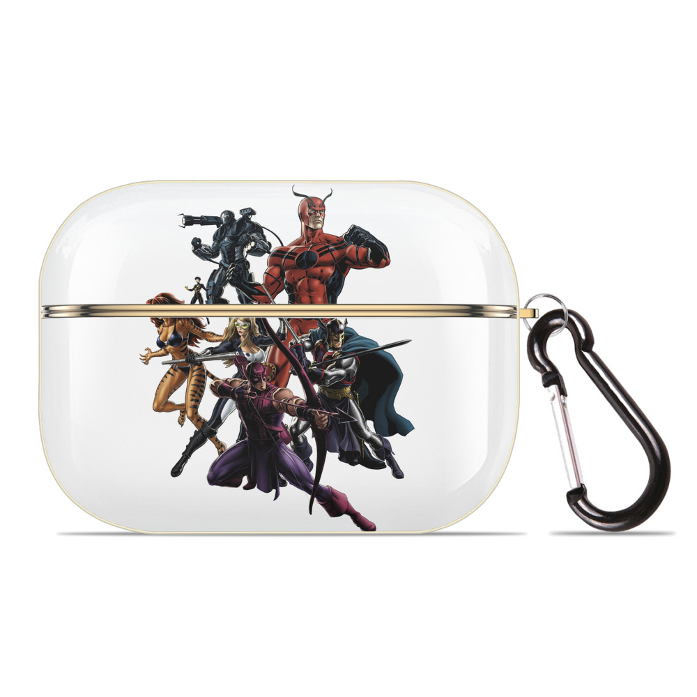 （画像用） アベンジャーズ The Avengers 【AirPods Pro用】ハードシェル保護ケース｜耐衝撃・防指紋・カラビナ付き商品仕様
