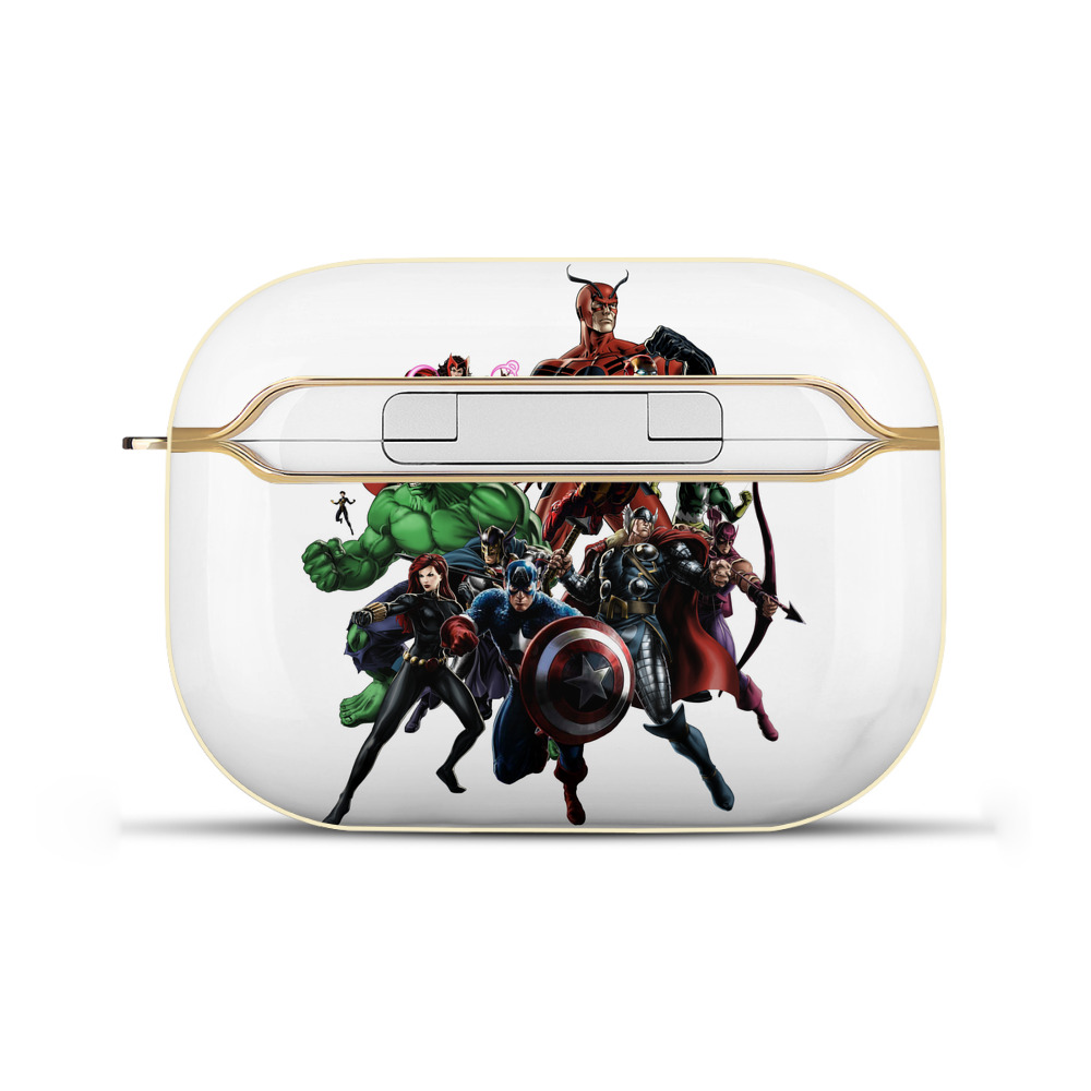 （画像用） アベンジャーズ The Avengers 【AirPods Pro用】ハードシェル保護ケース｜耐衝撃・防指紋・カラビナ付き商品仕様