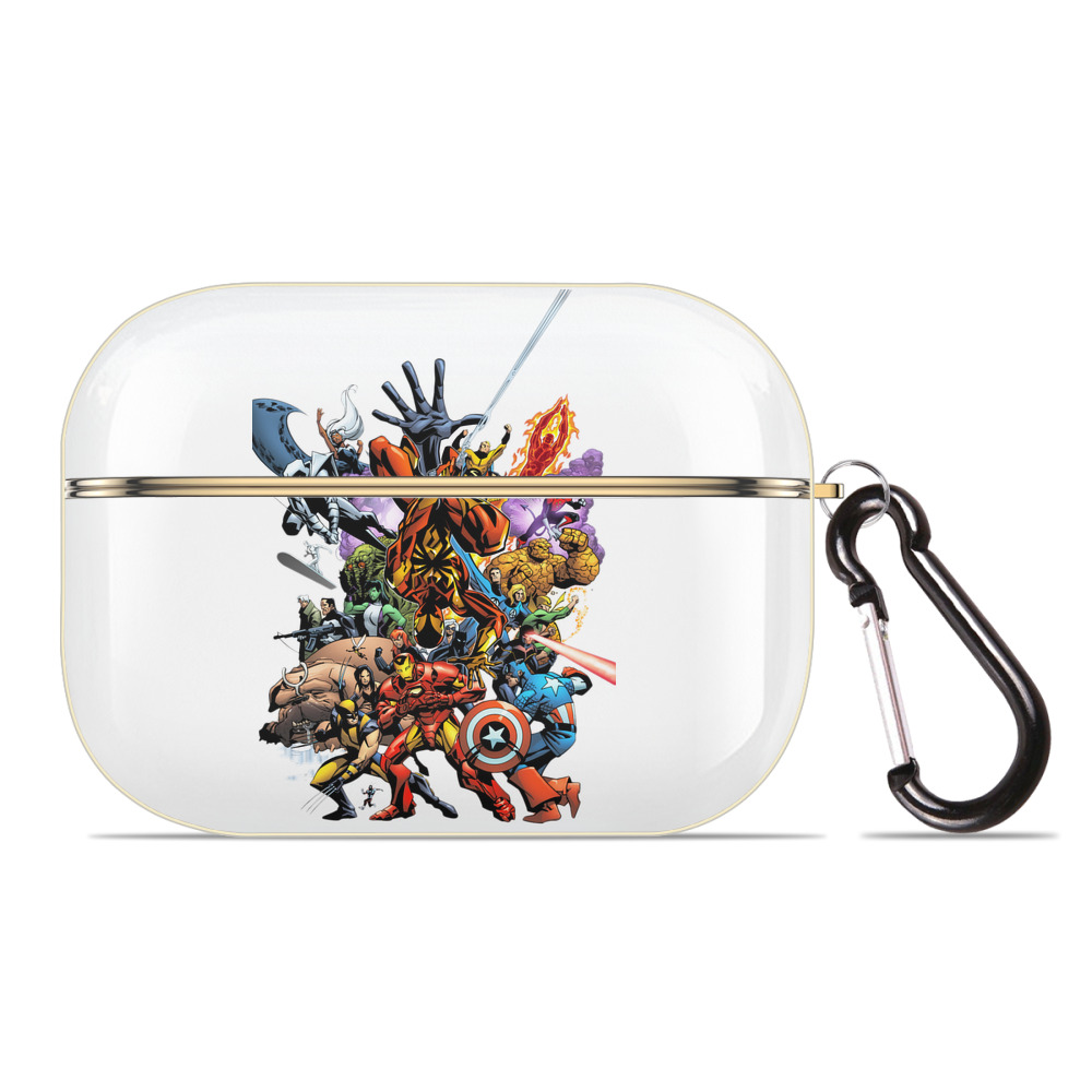 （画像用） アベンジャーズ The Avengers 【AirPods Pro用】ハードシェル保護ケース｜耐衝撃・防指紋・カラビナ付き商品仕様