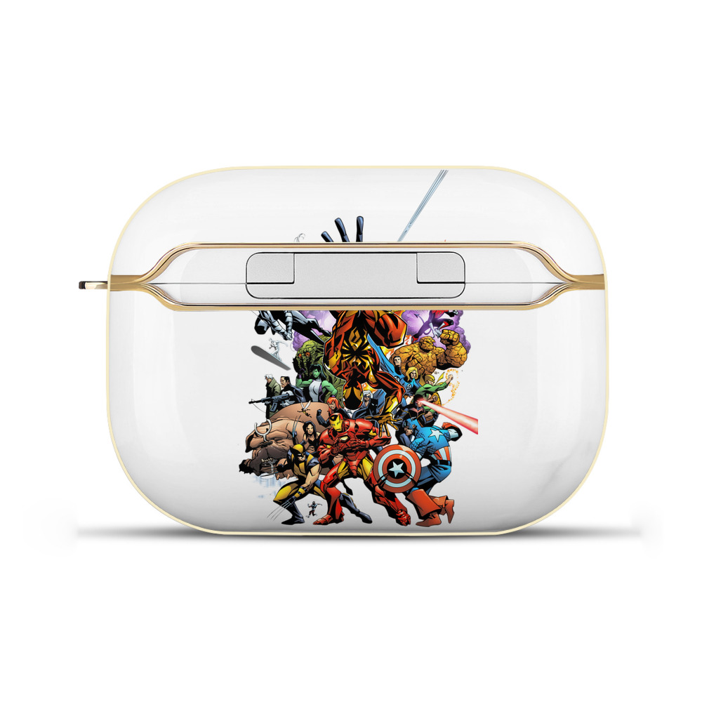 （画像用） アベンジャーズ The Avengers 【AirPods Pro用】ハードシェル保護ケース｜耐衝撃・防指紋・カラビナ付き商品仕様