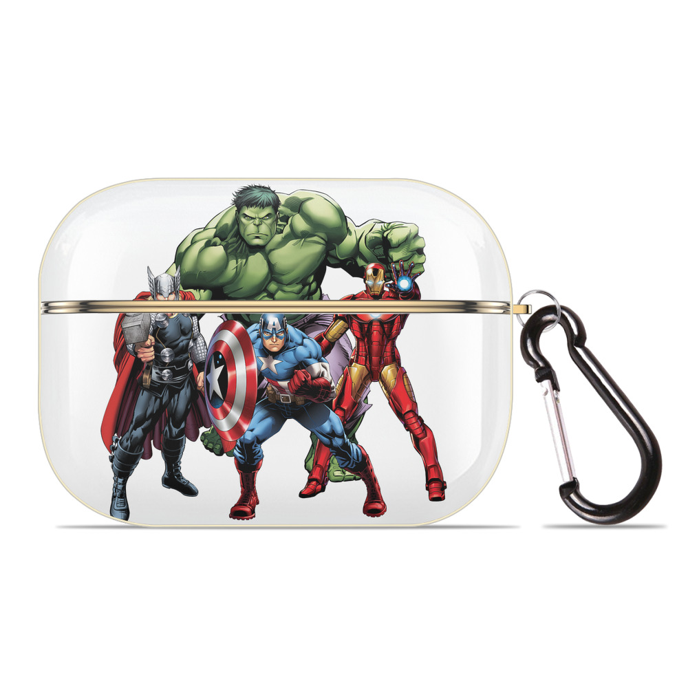（画像用） アベンジャーズ The Avengers 【AirPods Pro用】ハードシェル保護ケース｜耐衝撃・防指紋・カラビナ付き商品仕様