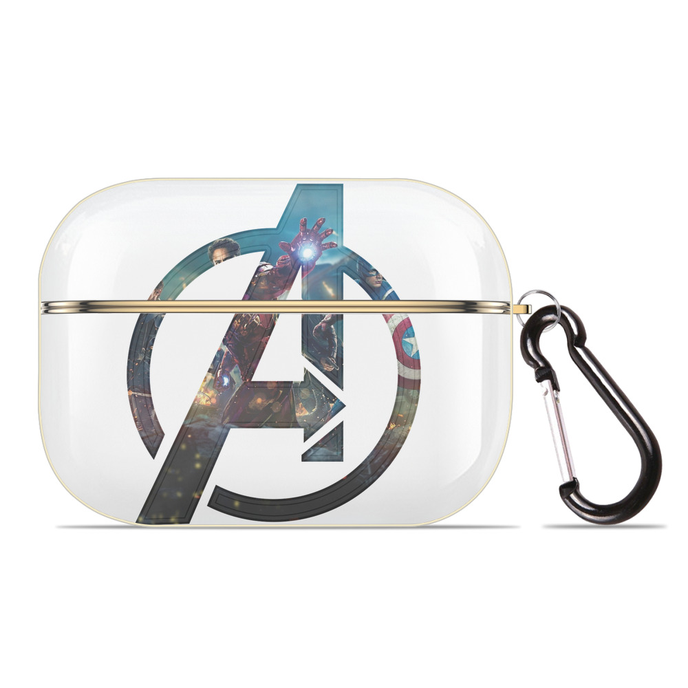 （画像用） アベンジャーズ The Avengers 【AirPods Pro用】ハードシェル保護ケース｜耐衝撃・防指紋・カラビナ付き商品仕様
