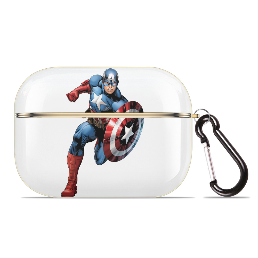 （画像用） アベンジャーズ The Avengers 【AirPods Pro用】ハードシェル保護ケース｜耐衝撃・防指紋・カラビナ付き商品仕様