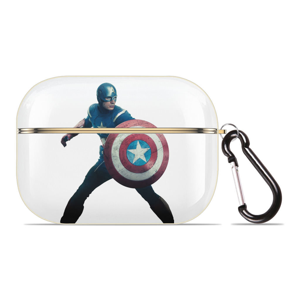 （画像用） アベンジャーズ The Avengers 【AirPods Pro用】ハードシェル保護ケース｜耐衝撃・防指紋・カラビナ付き商品仕様