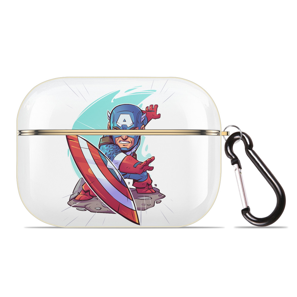 （画像用） アベンジャーズ The Avengers 【AirPods Pro用】ハードシェル保護ケース｜耐衝撃・防指紋・カラビナ付き商品仕様