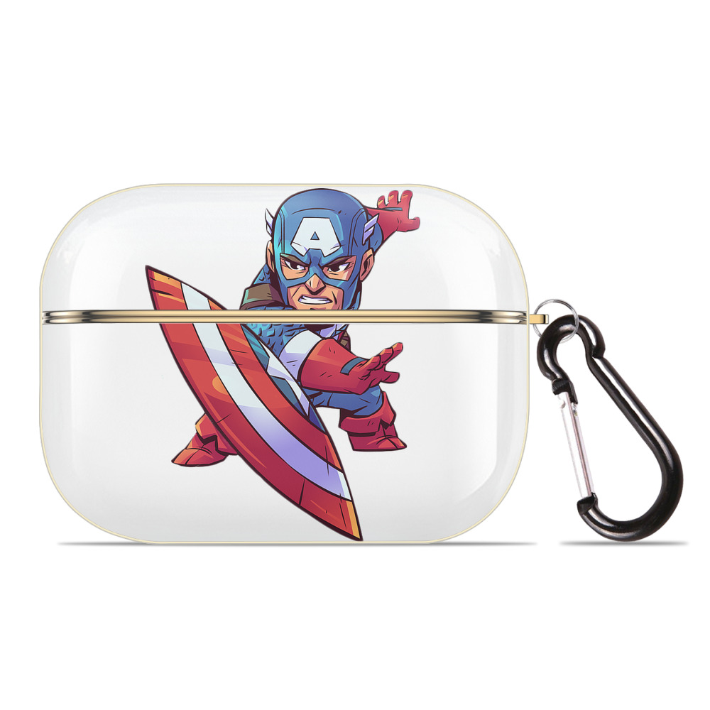 （画像用） アベンジャーズ The Avengers 【AirPods Pro用】ハードシェル保護ケース｜耐衝撃・防指紋・カラビナ付き商品仕様