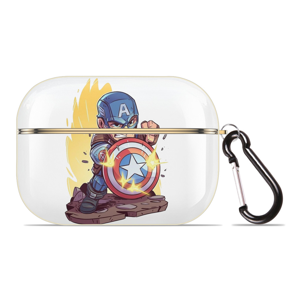 （画像用） アベンジャーズ The Avengers 【AirPods Pro用】ハードシェル保護ケース｜耐衝撃・防指紋・カラビナ付き商品仕様