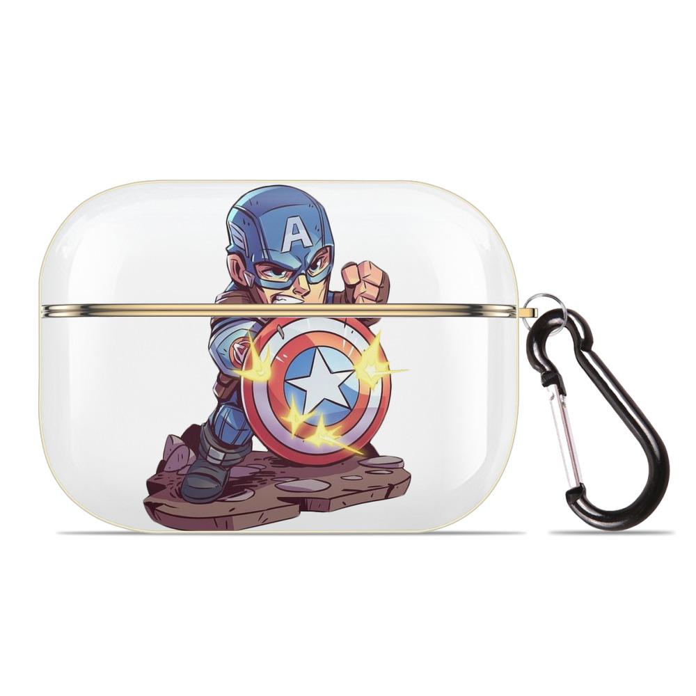 （画像用） アベンジャーズ The Avengers 【AirPods Pro用】ハードシェル保護ケース｜耐衝撃・防指紋・カラビナ付き商品仕様