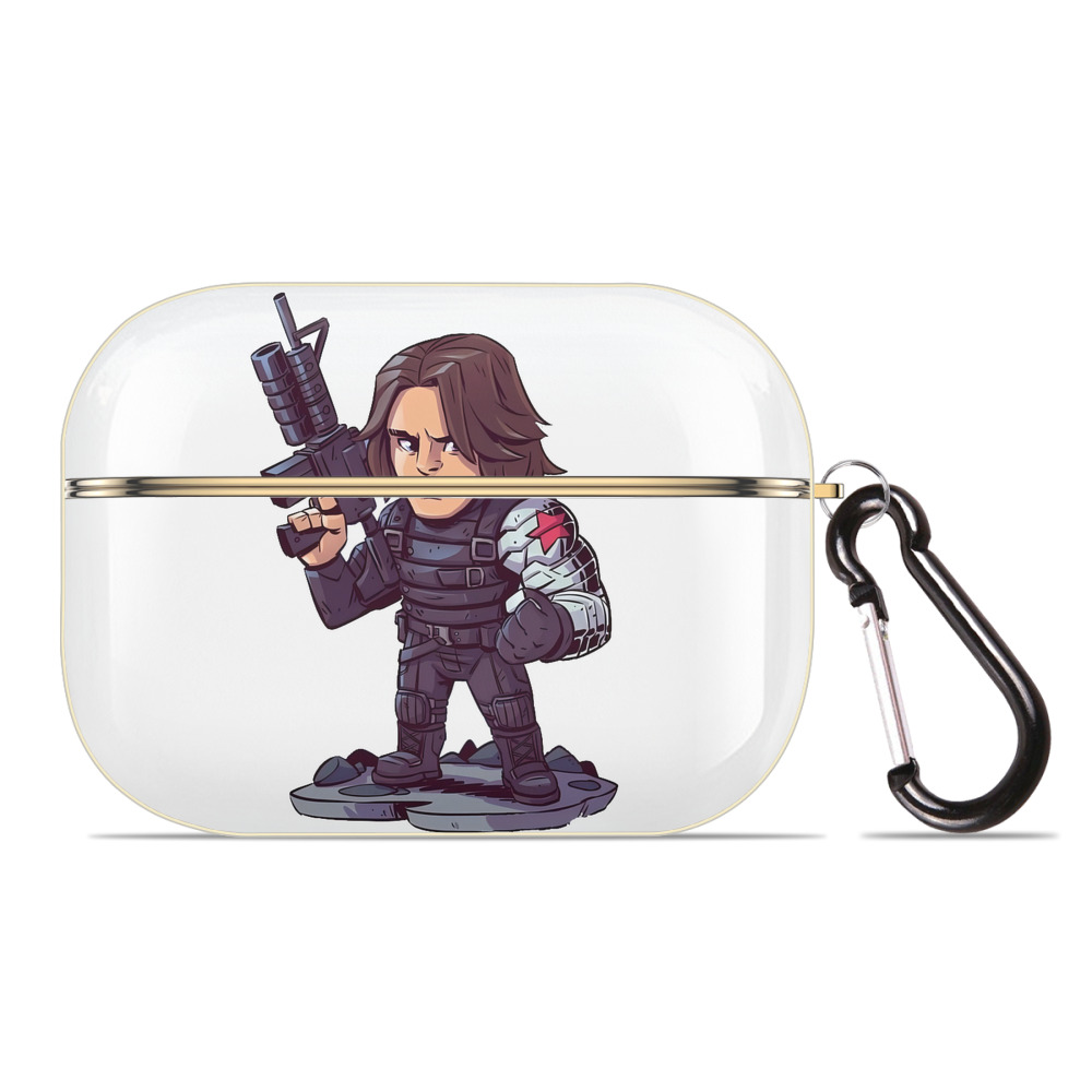 （画像用） アベンジャーズ The Avengers 【AirPods Pro用】ハードシェル保護ケース｜耐衝撃・防指紋・カラビナ付き商品仕様