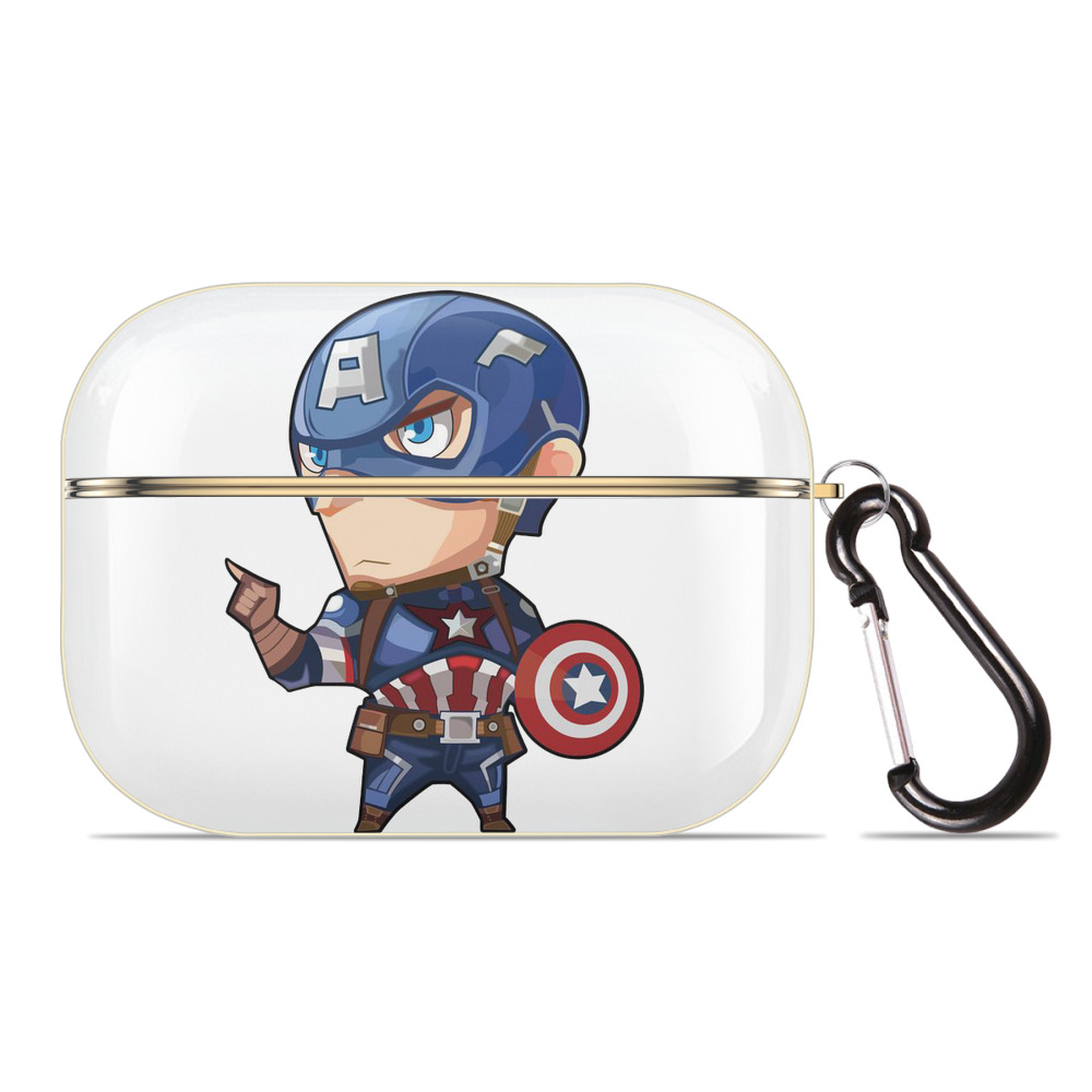 （画像用） アベンジャーズ The Avengers 【AirPods Pro用】ハードシェル保護ケース｜耐衝撃・防指紋・カラビナ付き商品仕様