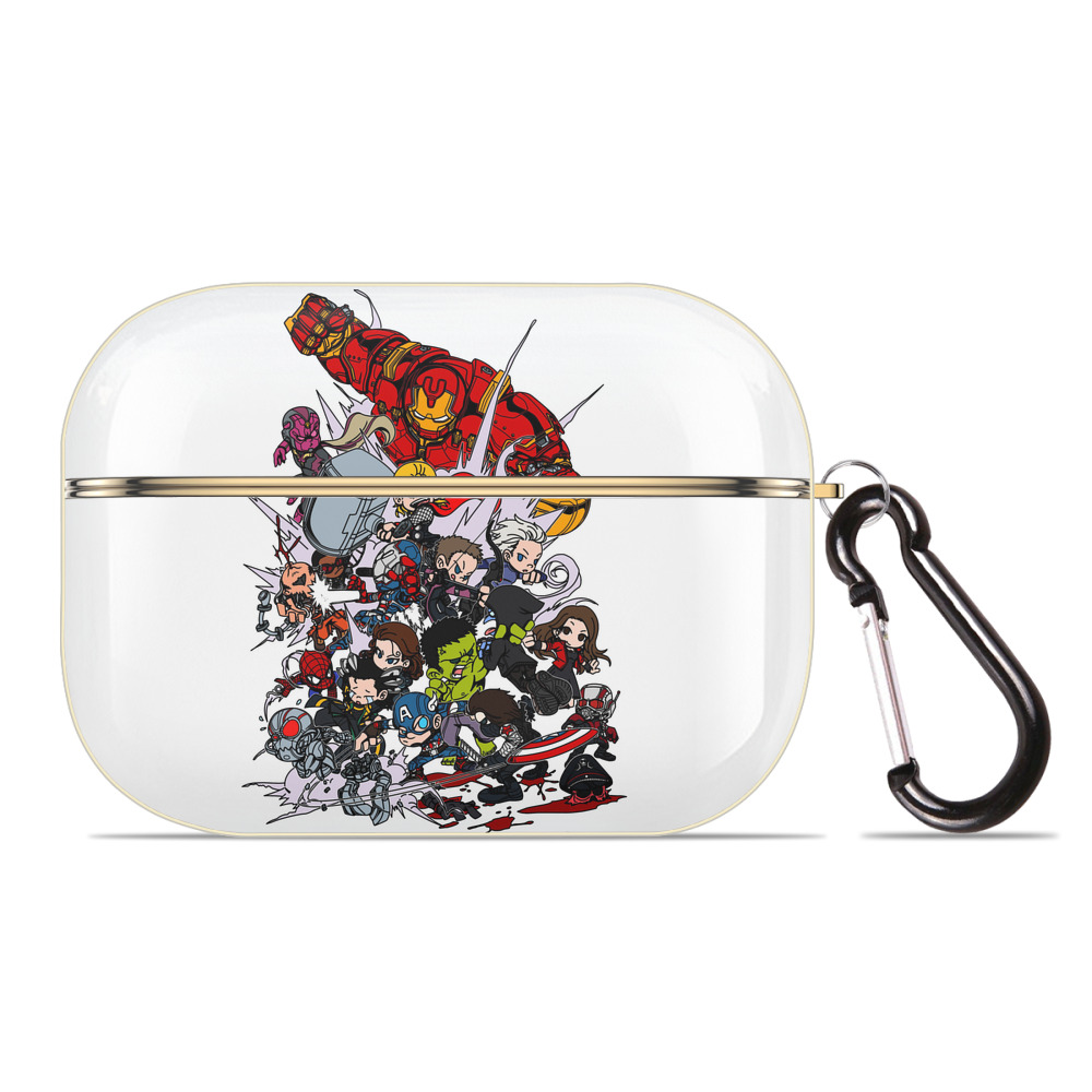 （画像用） アベンジャーズ The Avengers 【AirPods Pro用】ハードシェル保護ケース｜耐衝撃・防指紋・カラビナ付き商品仕様
