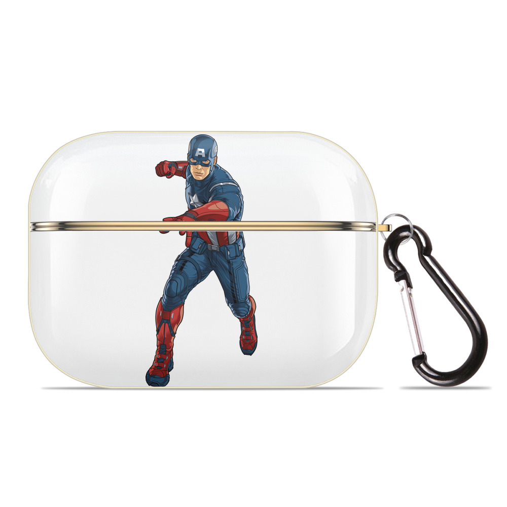 （画像用） アベンジャーズ The Avengers 【AirPods Pro用】ハードシェル保護ケース｜耐衝撃・防指紋・カラビナ付き商品仕様