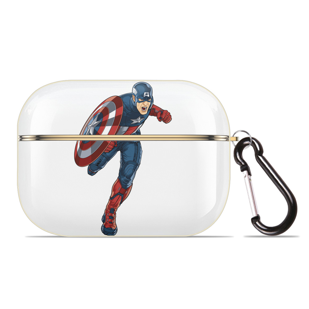 （画像用） アベンジャーズ The Avengers 【AirPods Pro用】ハードシェル保護ケース｜耐衝撃・防指紋・カラビナ付き商品仕様