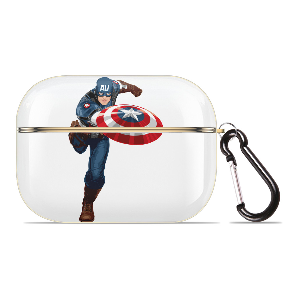 （画像用） アベンジャーズ The Avengers 【AirPods Pro用】ハードシェル保護ケース｜耐衝撃・防指紋・カラビナ付き商品仕様