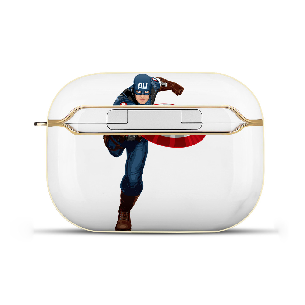 （画像用） アベンジャーズ The Avengers 【AirPods Pro用】ハードシェル保護ケース｜耐衝撃・防指紋・カラビナ付き商品仕様