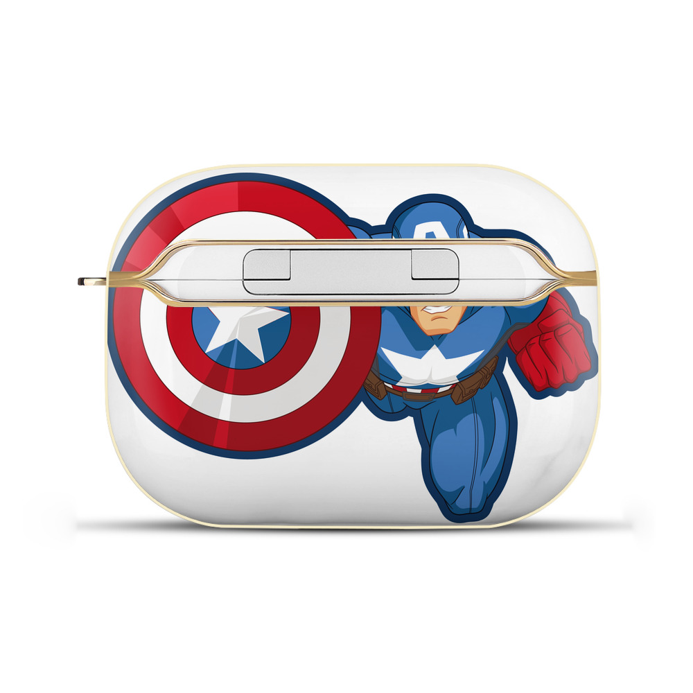 （画像用） アベンジャーズ The Avengers 【AirPods Pro用】ハードシェル保護ケース｜耐衝撃・防指紋・カラビナ付き商品仕様