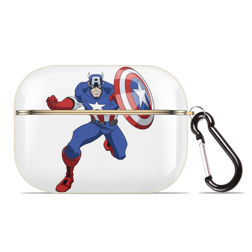 （画像用） アベンジャーズ The Avengers 【AirPods Pro用】ハードシェル保護ケース｜耐衝撃・防指紋・カラビナ付き商品仕様
