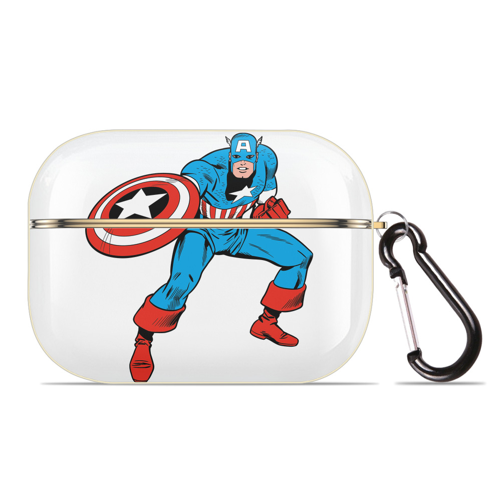 （画像用） アベンジャーズ The Avengers 【AirPods Pro用】ハードシェル保護ケース｜耐衝撃・防指紋・カラビナ付き商品仕様