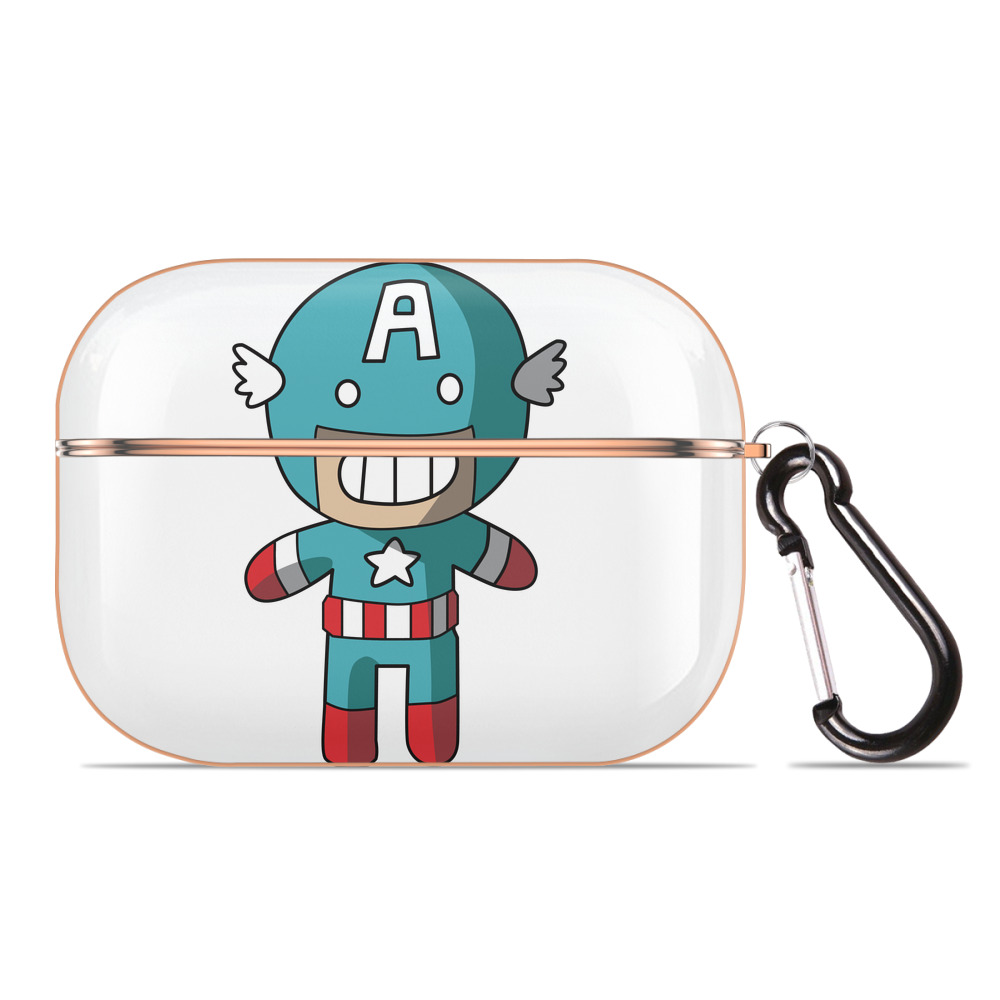 （画像用） アベンジャーズ The Avengers 【AirPods Pro用】ハードシェル保護ケース｜耐衝撃・防指紋・カラビナ付き商品仕様