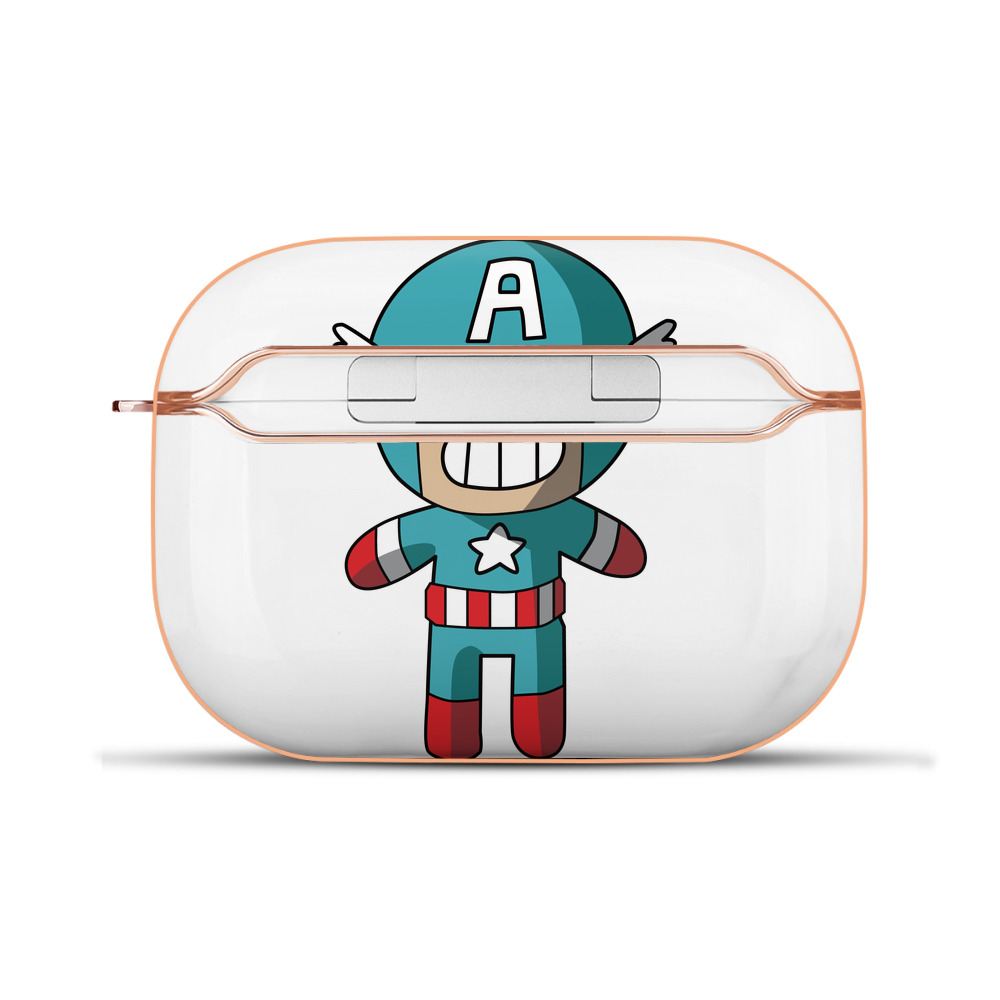 （画像用） アベンジャーズ The Avengers 【AirPods Pro用】ハードシェル保護ケース｜耐衝撃・防指紋・カラビナ付き商品仕様