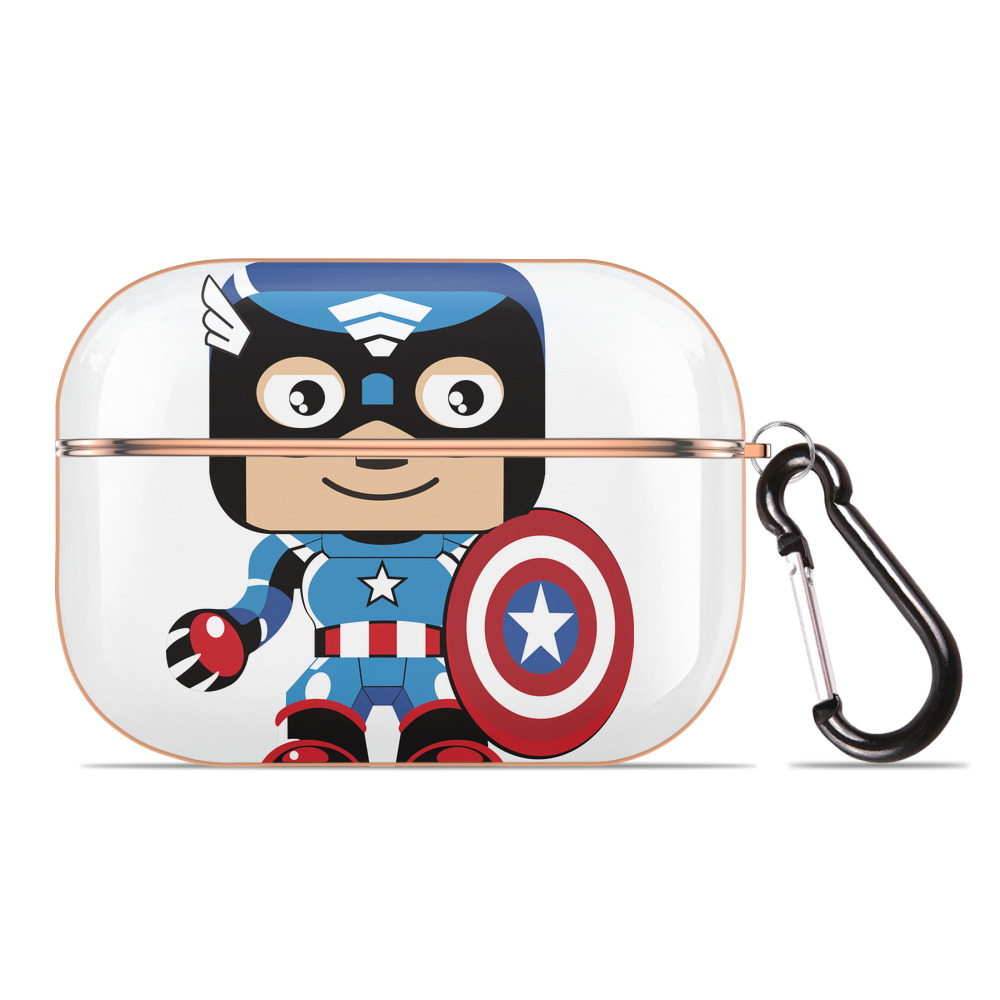 （画像用） アベンジャーズ The Avengers 【AirPods Pro用】ハードシェル保護ケース｜耐衝撃・防指紋・カラビナ付き商品仕様