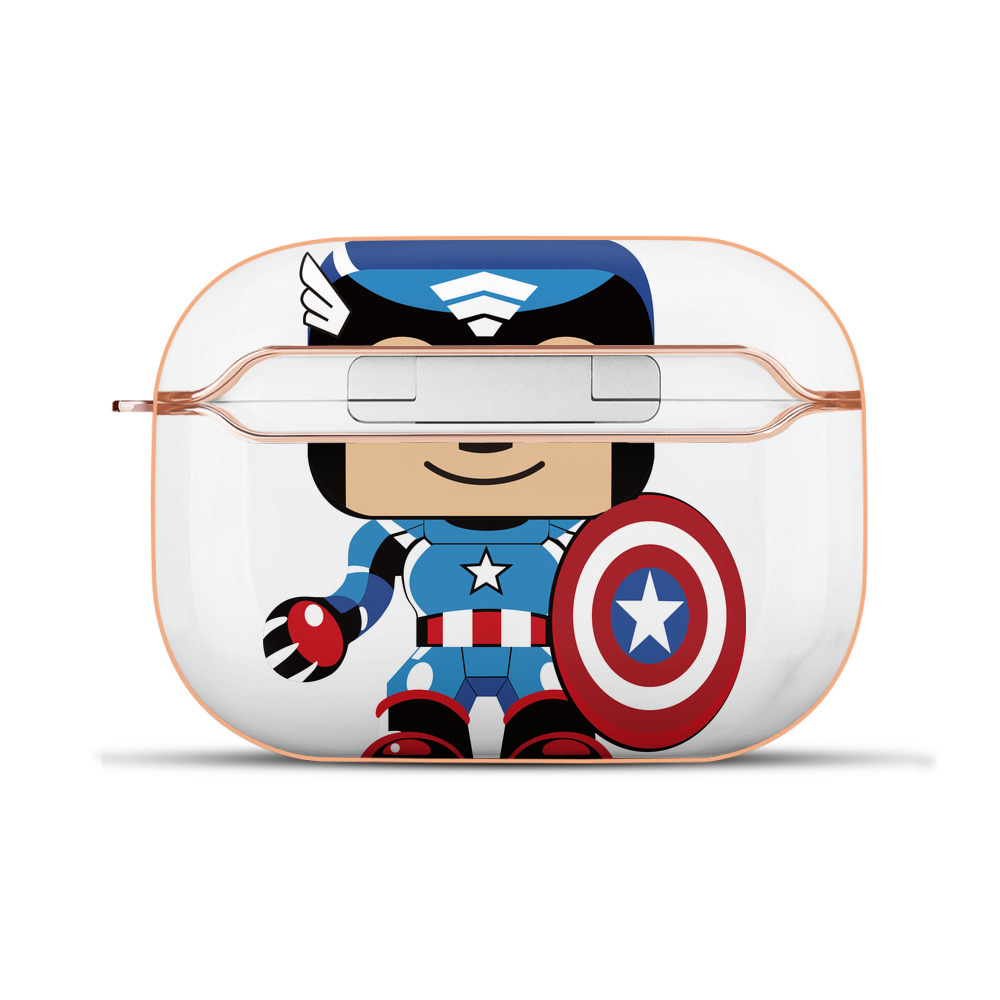 （画像用） アベンジャーズ The Avengers 【AirPods Pro用】ハードシェル保護ケース｜耐衝撃・防指紋・カラビナ付き商品仕様