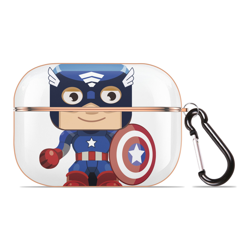 （画像用） アベンジャーズ The Avengers 【AirPods Pro用】ハードシェル保護ケース｜耐衝撃・防指紋・カラビナ付き商品仕様