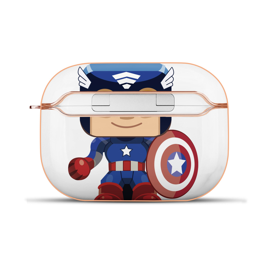 （画像用） アベンジャーズ The Avengers 【AirPods Pro用】ハードシェル保護ケース｜耐衝撃・防指紋・カラビナ付き商品仕様