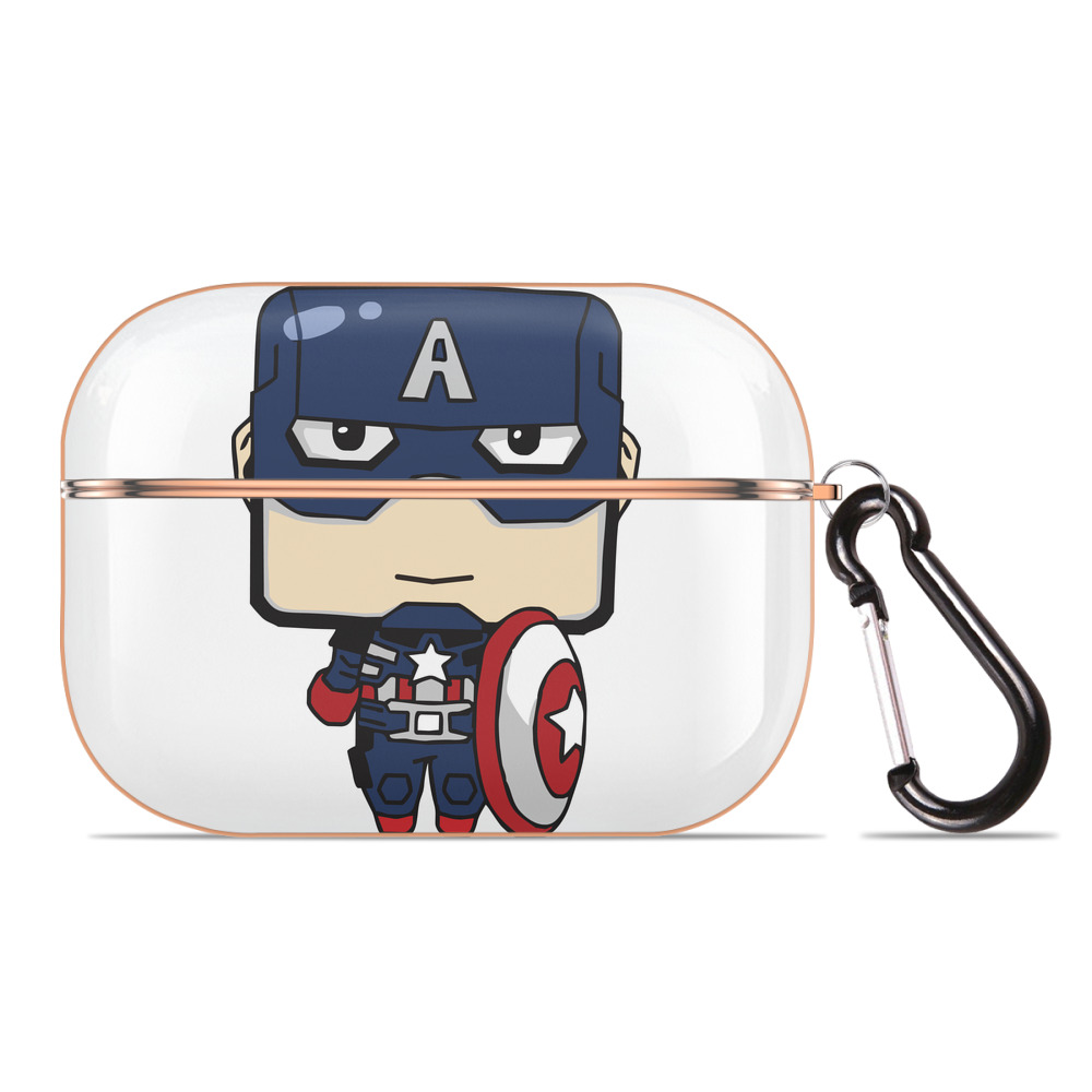 （画像用） アベンジャーズ The Avengers 【AirPods Pro用】ハードシェル保護ケース｜耐衝撃・防指紋・カラビナ付き商品仕様