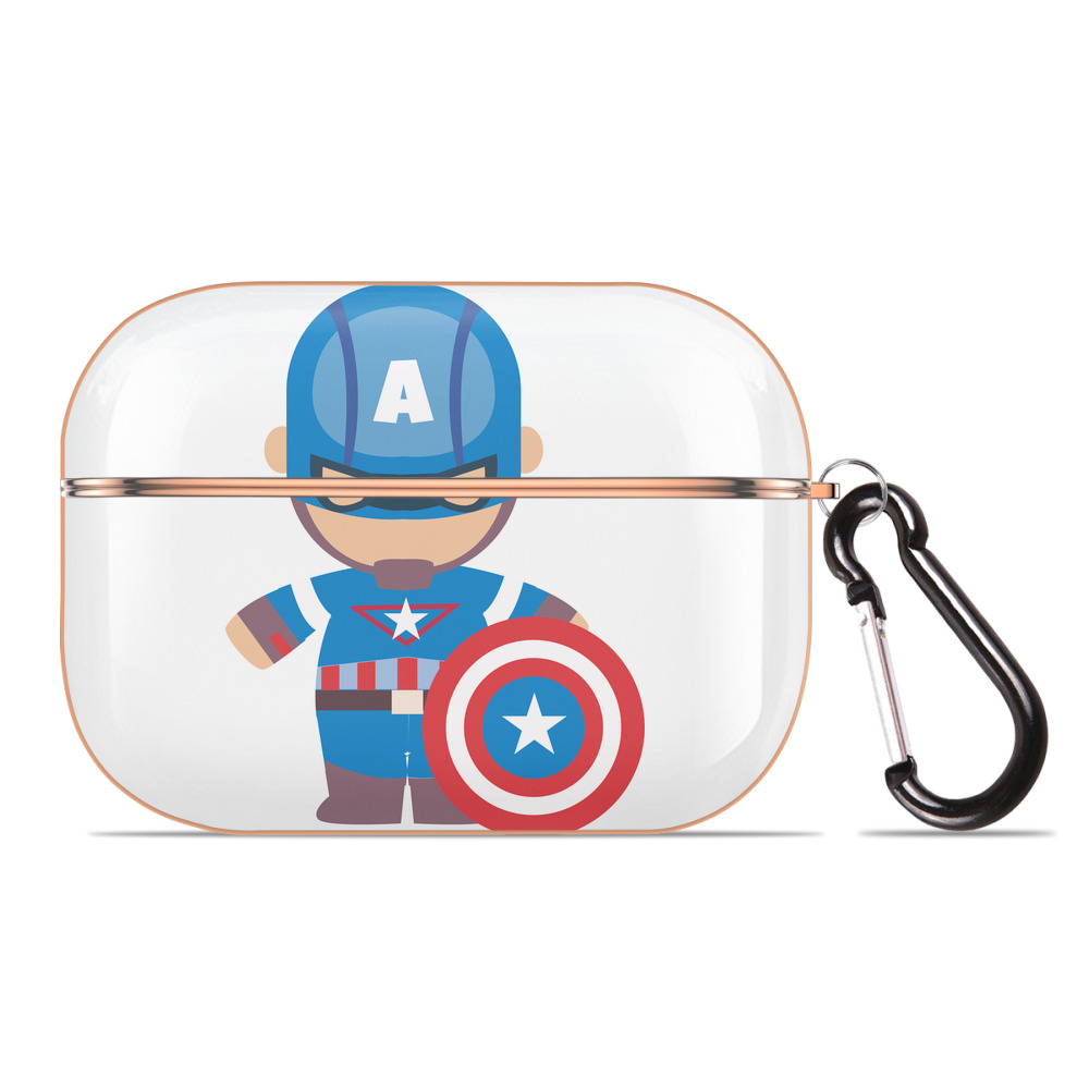 （画像用） アベンジャーズ The Avengers 【AirPods Pro用】ハードシェル保護ケース｜耐衝撃・防指紋・カラビナ付き商品仕様