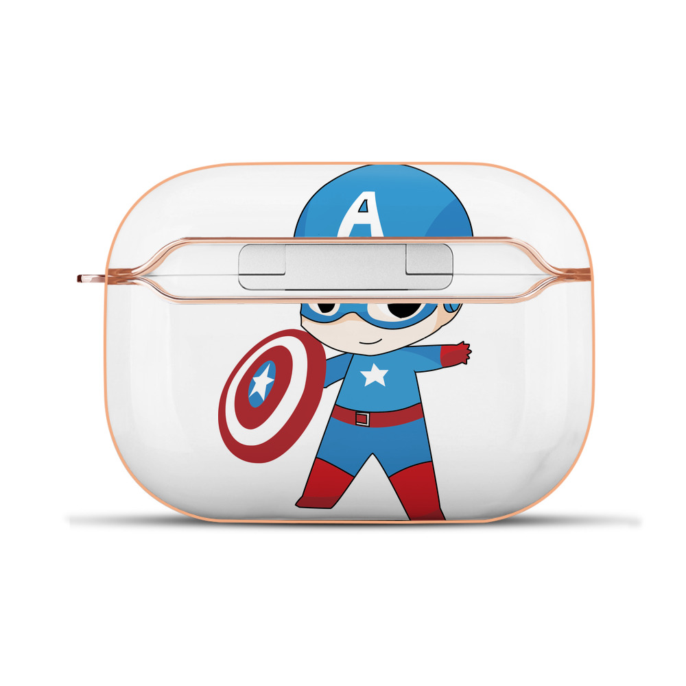 （画像用） アベンジャーズ The Avengers 【AirPods Pro用】ハードシェル保護ケース｜耐衝撃・防指紋・カラビナ付き商品仕様