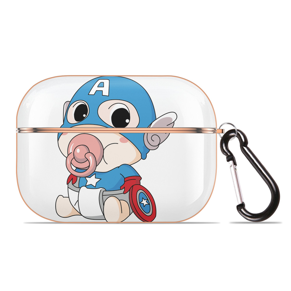 （画像用） アベンジャーズ The Avengers 【AirPods Pro用】ハードシェル保護ケース｜耐衝撃・防指紋・カラビナ付き商品仕様