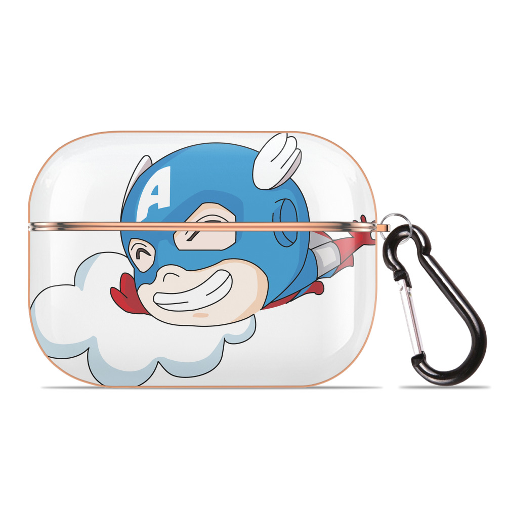 （画像用） アベンジャーズ The Avengers 【AirPods Pro用】ハードシェル保護ケース｜耐衝撃・防指紋・カラビナ付き商品仕様