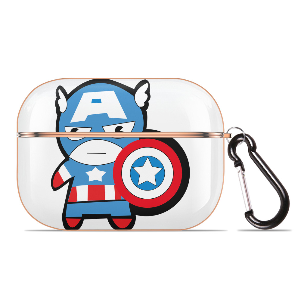 （画像用） アベンジャーズ The Avengers 【AirPods Pro用】ハードシェル保護ケース｜耐衝撃・防指紋・カラビナ付き商品仕様
