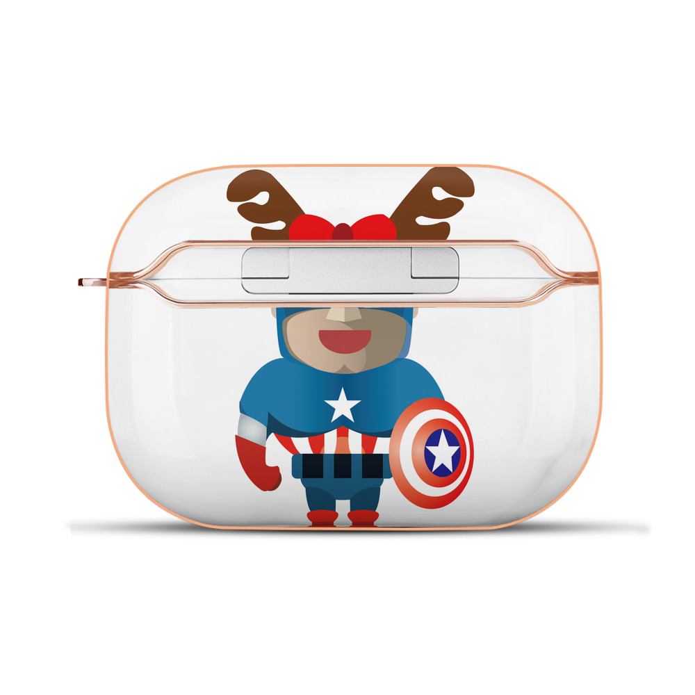 （画像用） アベンジャーズ The Avengers 【AirPods Pro用】ハードシェル保護ケース｜耐衝撃・防指紋・カラビナ付き商品仕様