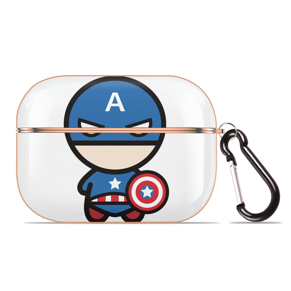 （画像用） アベンジャーズ The Avengers 【AirPods Pro用】ハードシェル保護ケース｜耐衝撃・防指紋・カラビナ付き商品仕様