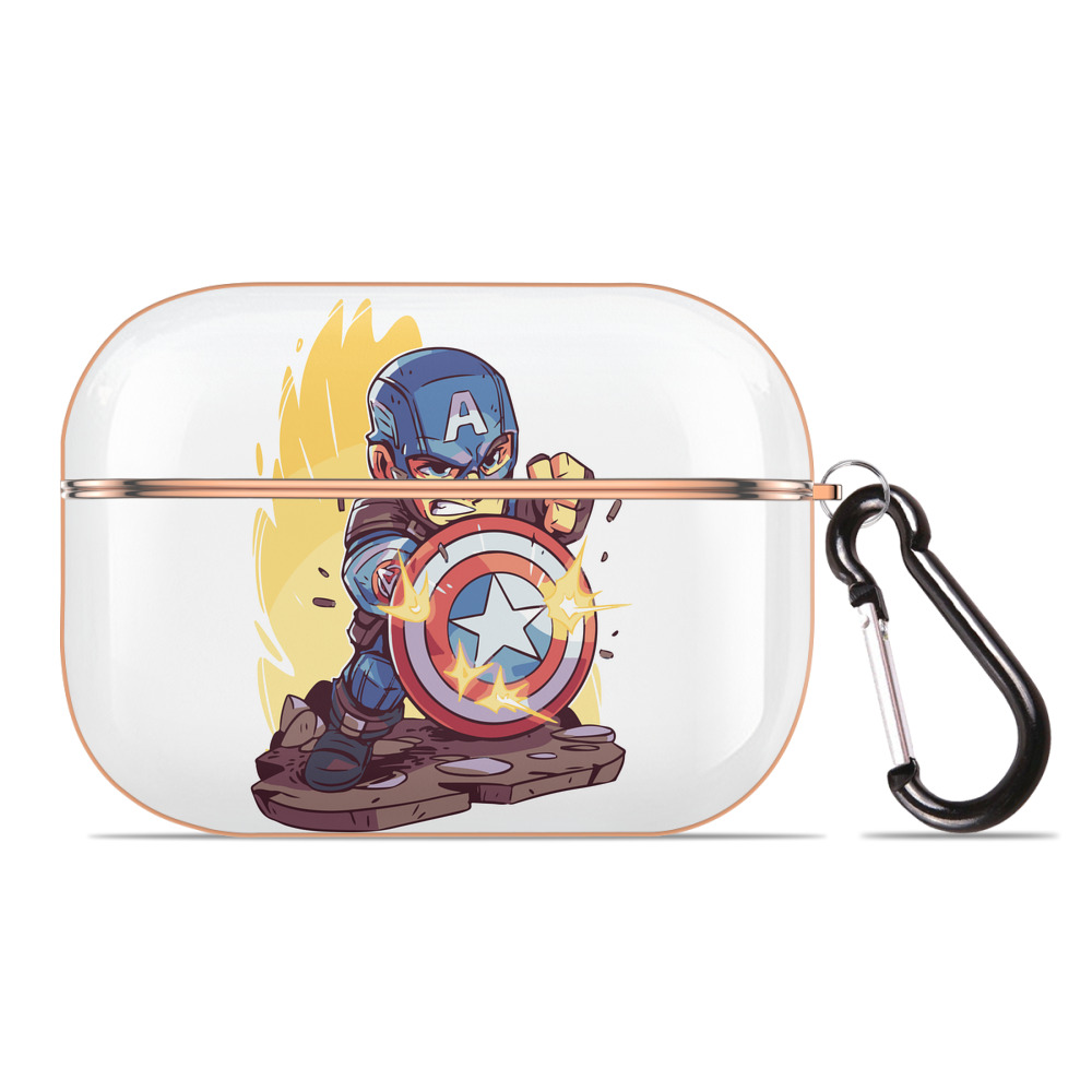 （画像用） アベンジャーズ The Avengers 【AirPods Pro用】ハードシェル保護ケース｜耐衝撃・防指紋・カラビナ付き商品仕様