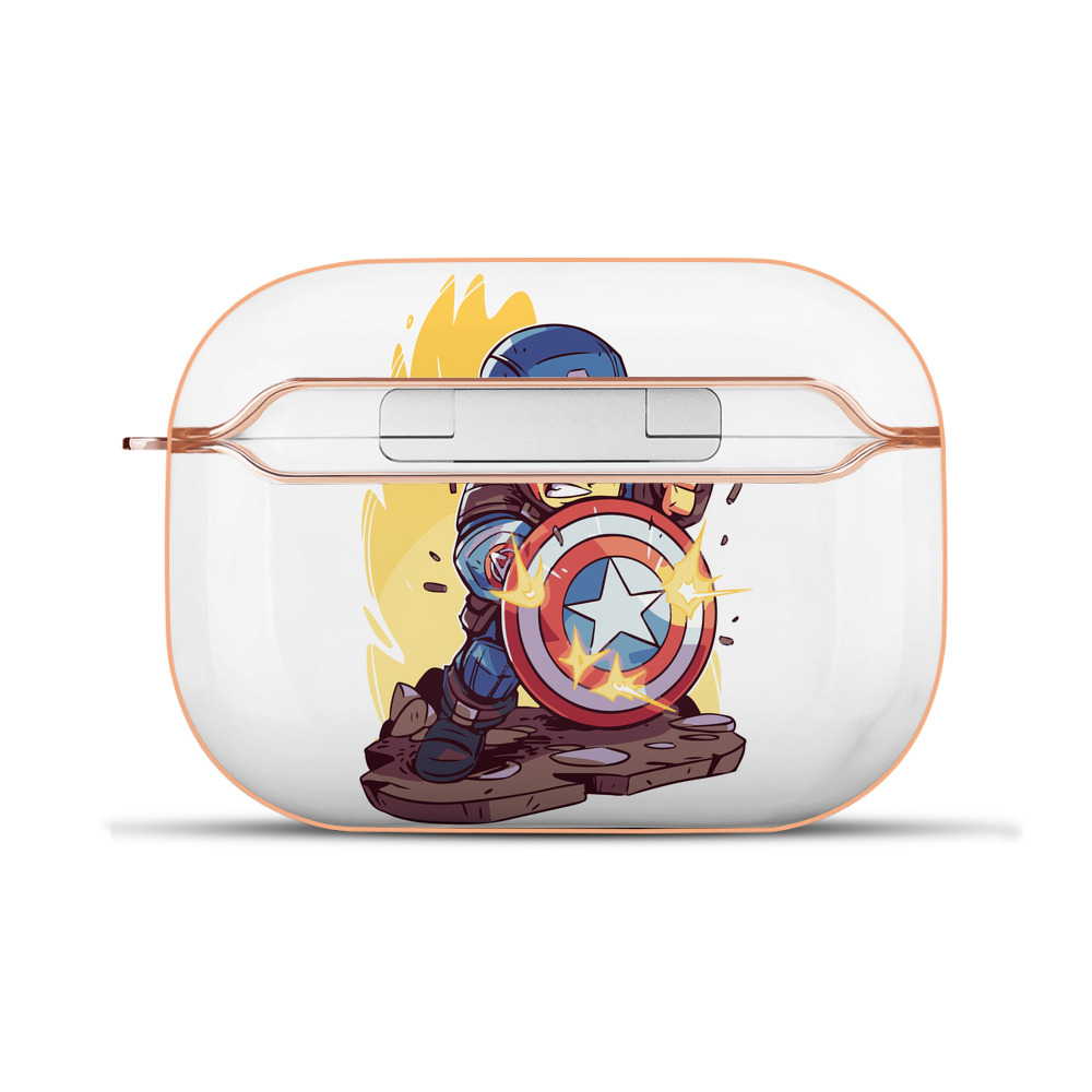 （画像用） アベンジャーズ The Avengers 【AirPods Pro用】ハードシェル保護ケース｜耐衝撃・防指紋・カラビナ付き商品仕様