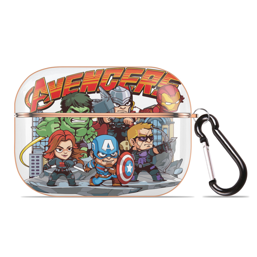（画像用） アベンジャーズ The Avengers 【AirPods Pro用】ハードシェル保護ケース｜耐衝撃・防指紋・カラビナ付き商品仕様