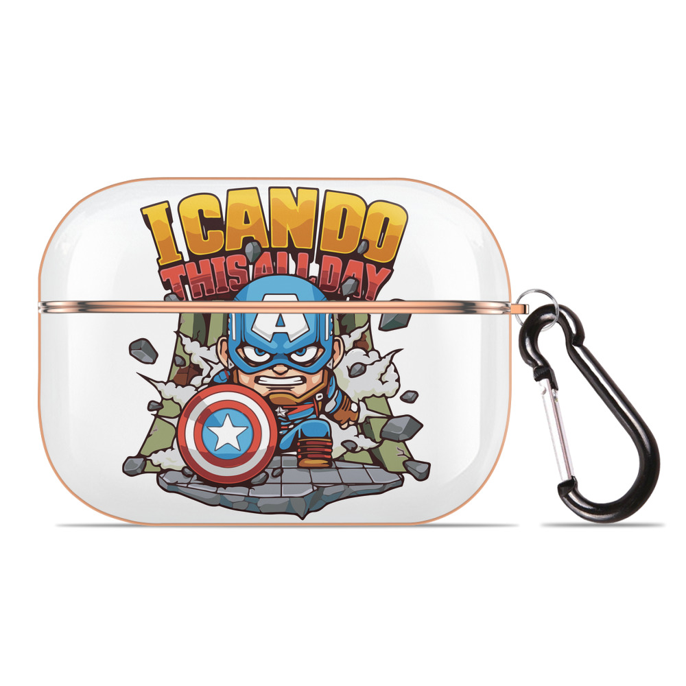 （画像用） アベンジャーズ The Avengers 【AirPods Pro用】ハードシェル保護ケース｜耐衝撃・防指紋・カラビナ付き商品仕様