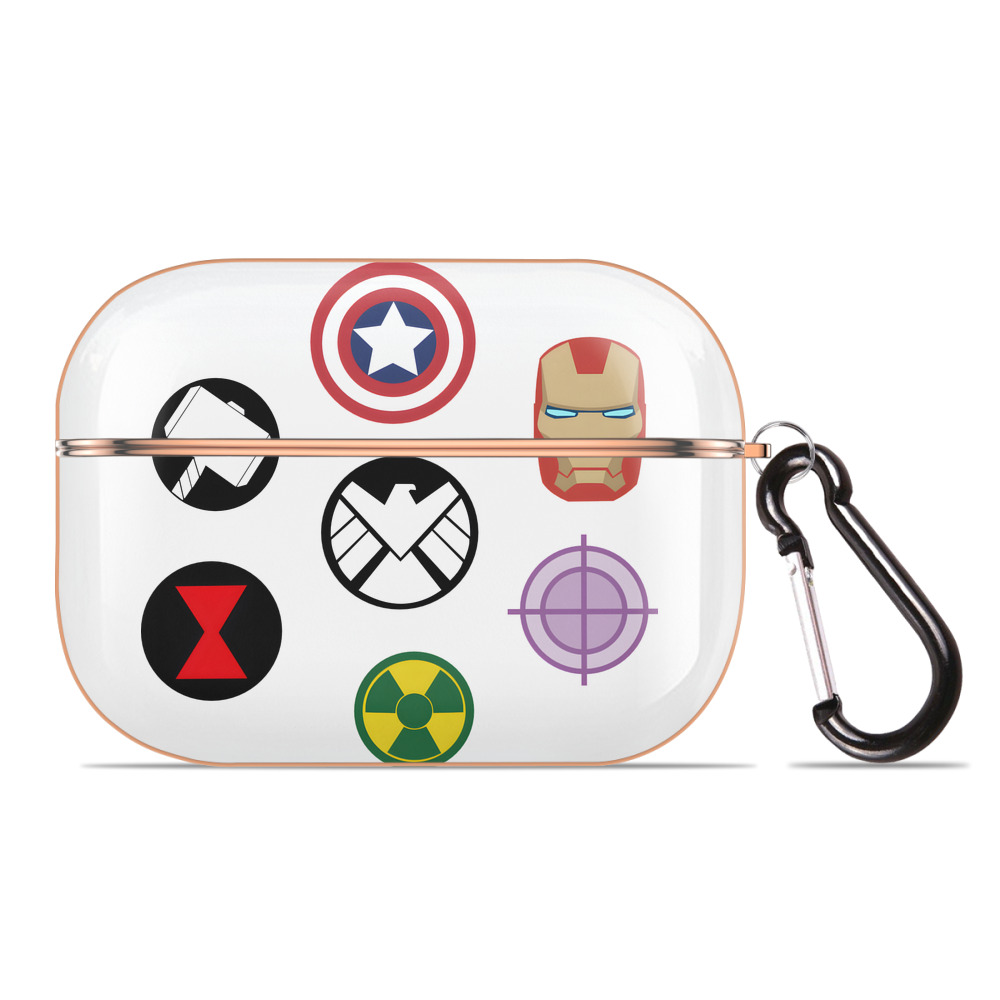 （画像用） アベンジャーズ The Avengers 【AirPods Pro用】ハードシェル保護ケース｜耐衝撃・防指紋・カラビナ付き商品仕様