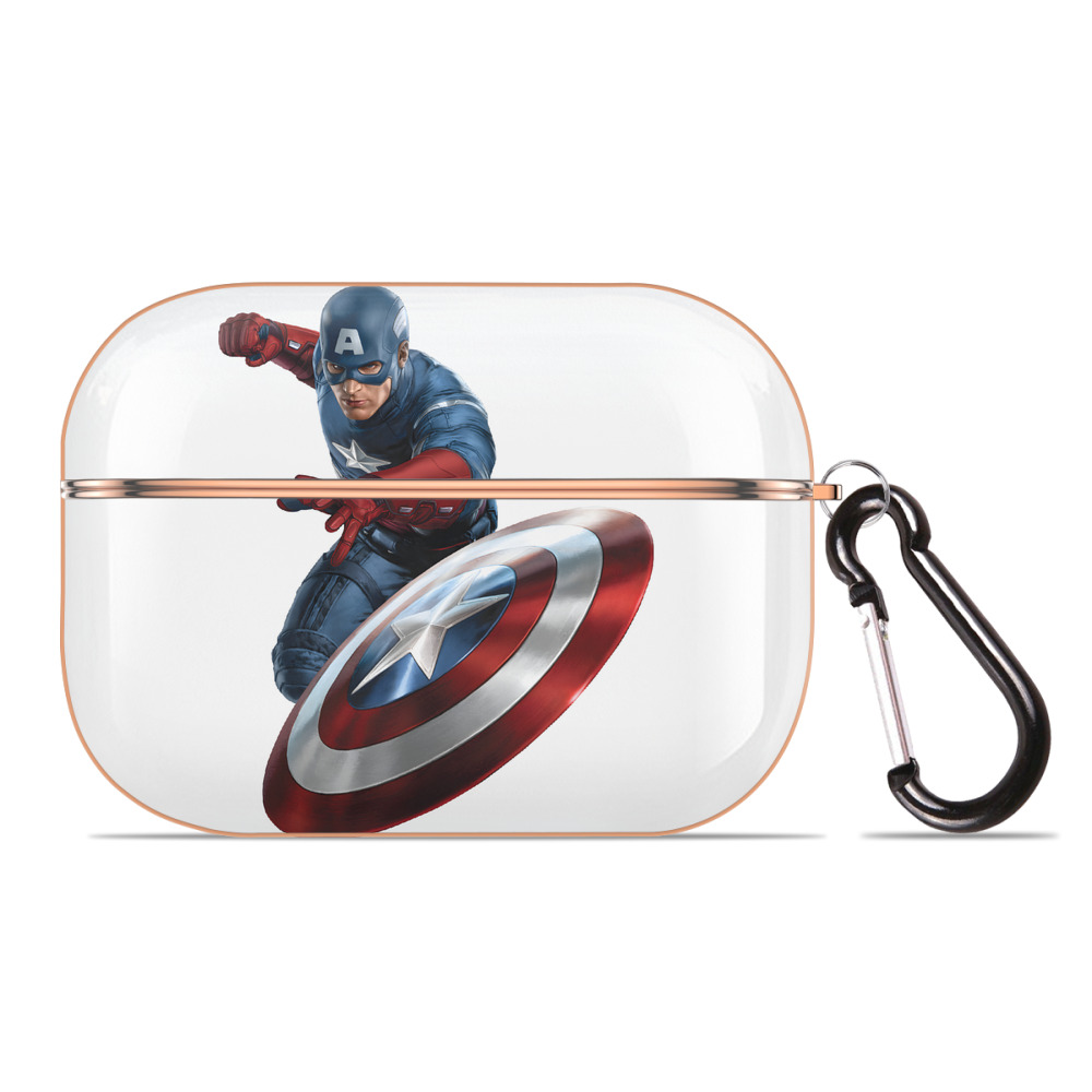 （画像用） アベンジャーズ The Avengers 【AirPods Pro用】ハードシェル保護ケース｜耐衝撃・防指紋・カラビナ付き商品仕様