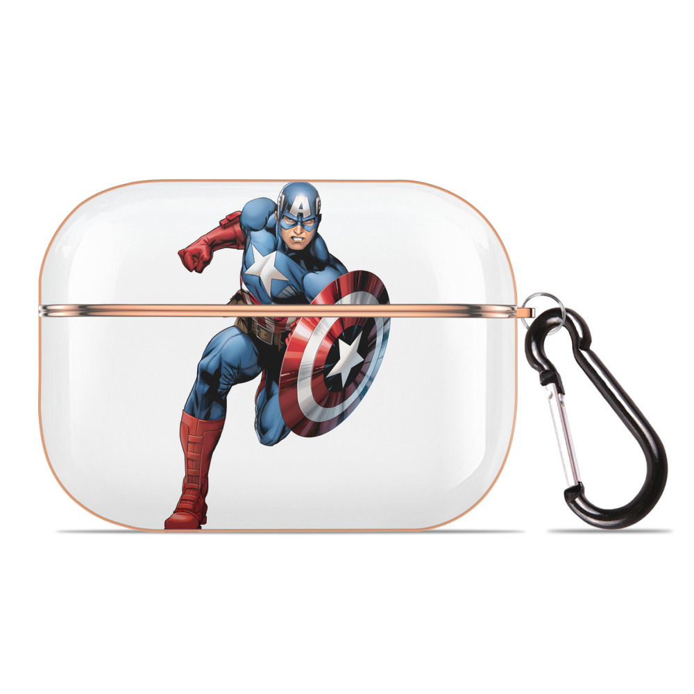 （画像用） アベンジャーズ The Avengers 【AirPods Pro用】ハードシェル保護ケース｜耐衝撃・防指紋・カラビナ付き商品仕様