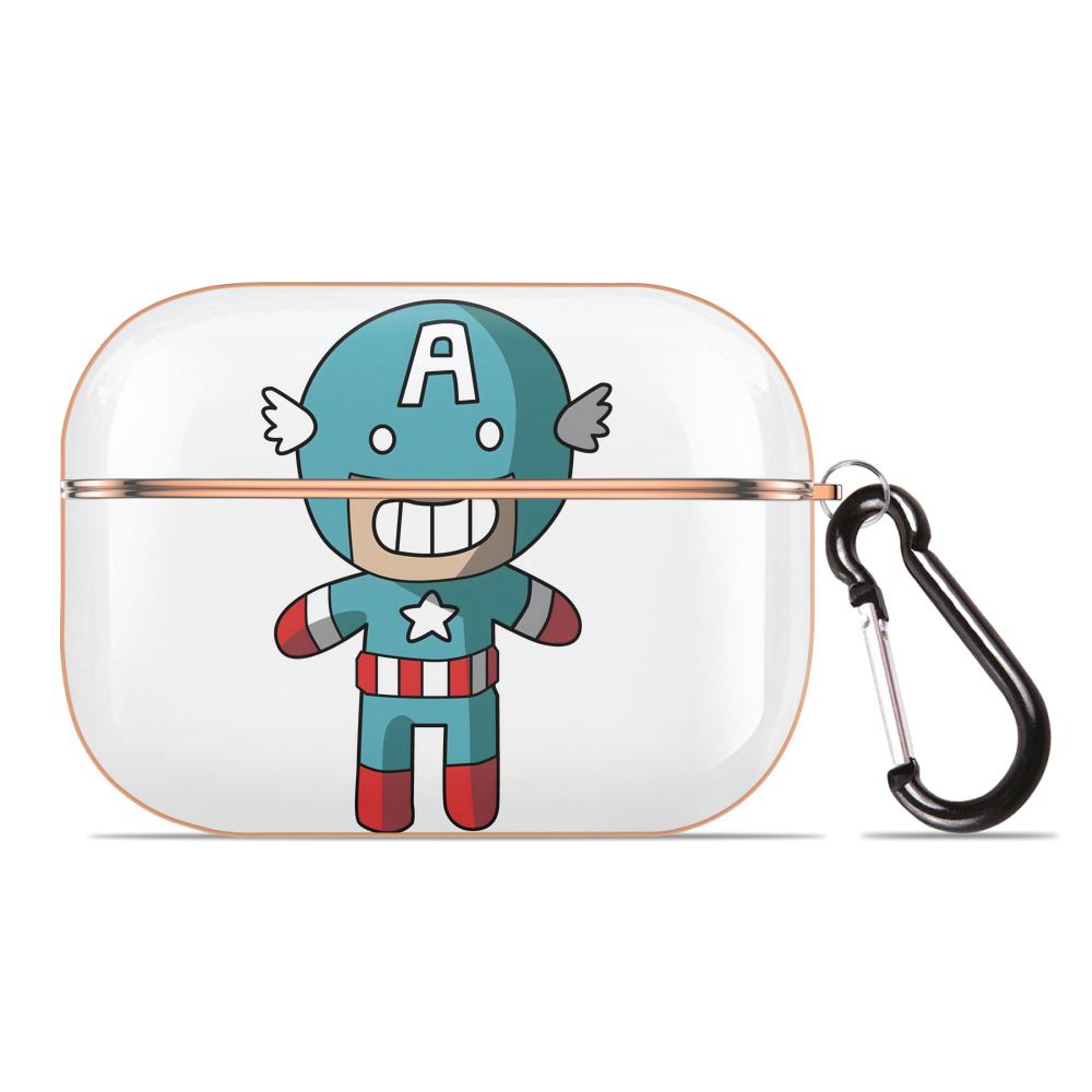（画像用） アベンジャーズ The Avengers 【AirPods Pro用】ハードシェル保護ケース｜耐衝撃・防指紋・カラビナ付き商品仕様