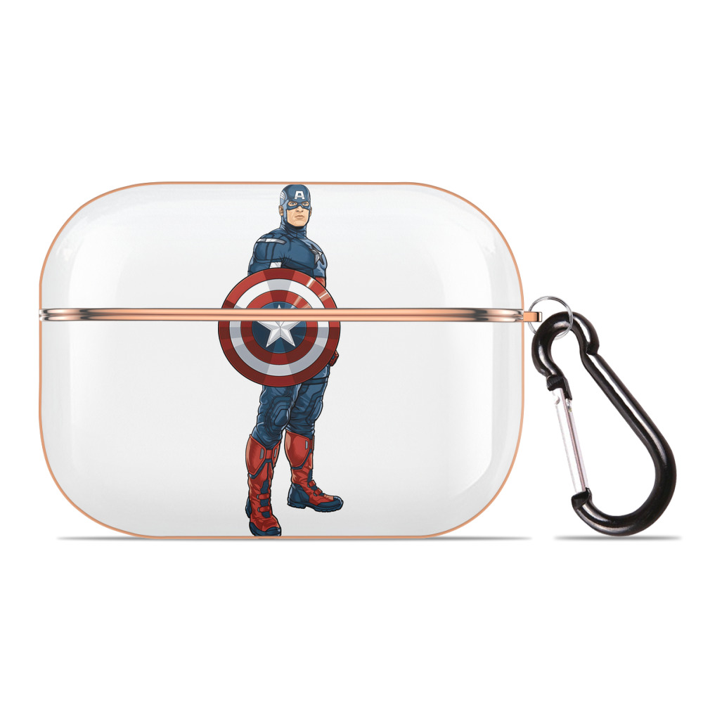 （画像用） アベンジャーズ The Avengers 【AirPods Pro用】ハードシェル保護ケース｜耐衝撃・防指紋・カラビナ付き商品仕様