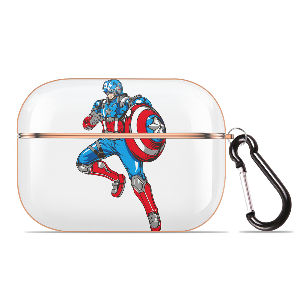 （画像用） アベンジャーズ The Avengers 【AirPods Pro用】ハードシェル保護ケース｜耐衝撃・防指紋・カラビナ付き商品仕様