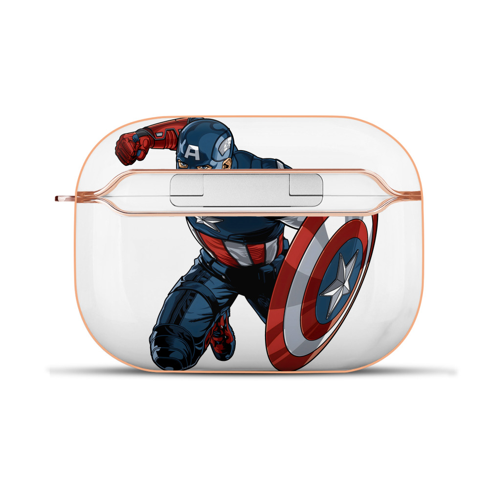 （画像用） アベンジャーズ The Avengers 【AirPods Pro用】ハードシェル保護ケース｜耐衝撃・防指紋・カラビナ付き商品仕様