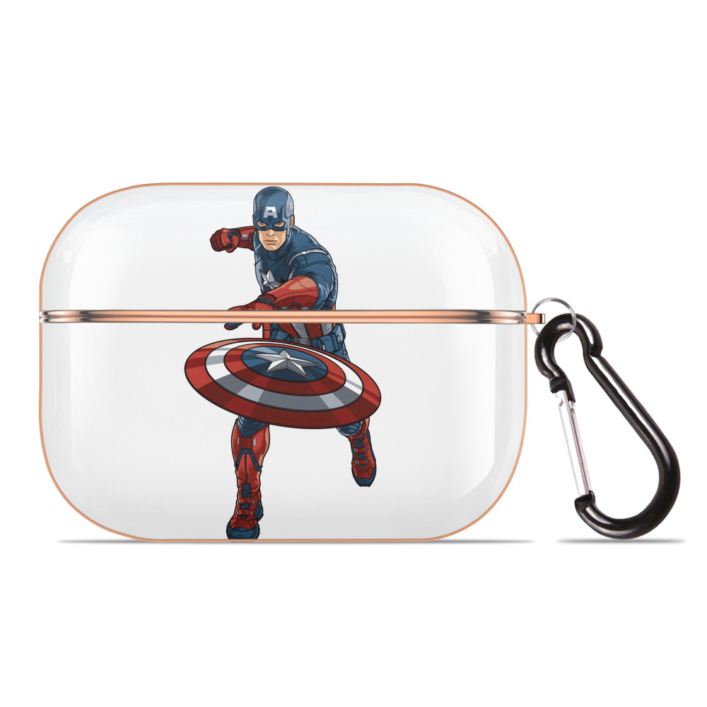 （画像用） アベンジャーズ The Avengers 【AirPods Pro用】ハードシェル保護ケース｜耐衝撃・防指紋・カラビナ付き商品仕様
